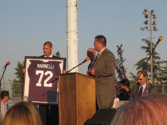 Rod Marinelli's jersey 72 officially retired a first in RHS